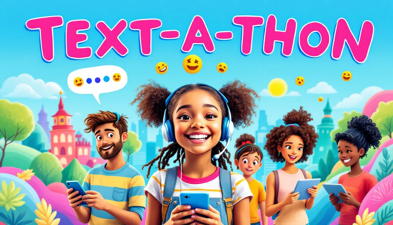 Setting up a text a thon campaign with a focus on mobile optimization.