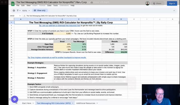 Free ROI Calculator for Nonprofit Text Messaging Campaigns